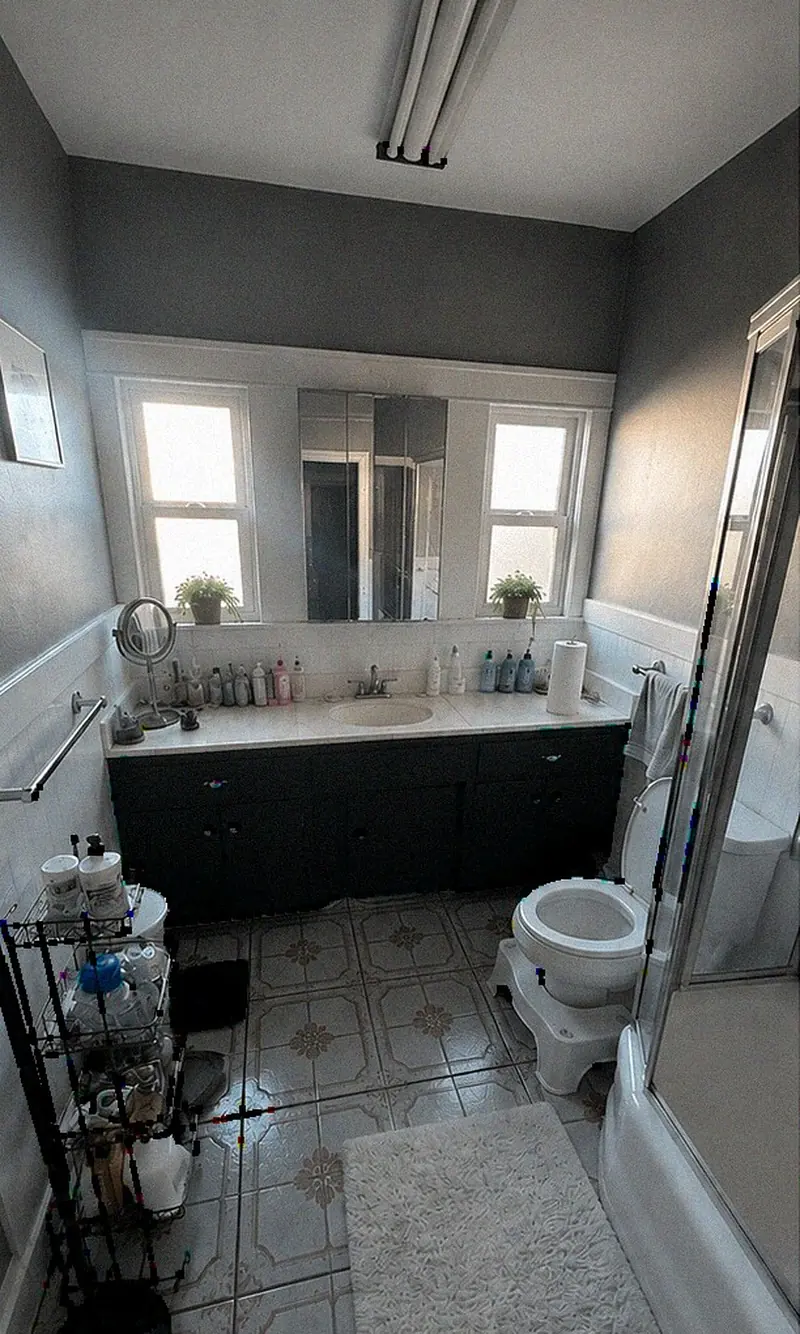 Master bathroom, full gut before remodel — YKCA Bay Area